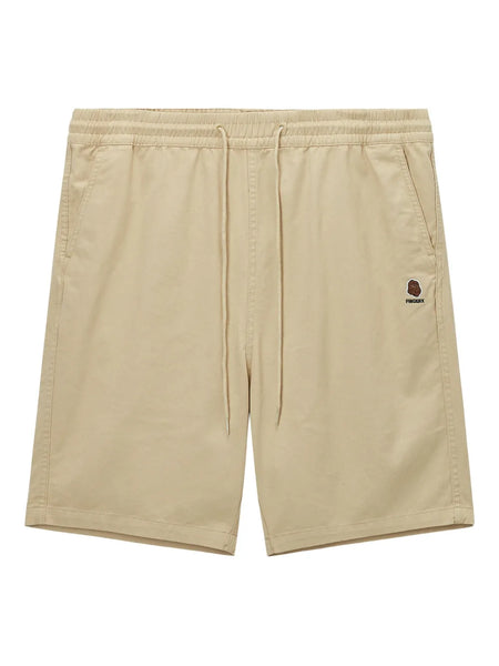 embroidered-logo shorts