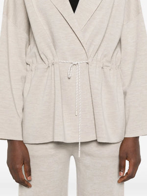 hooded wool jacket