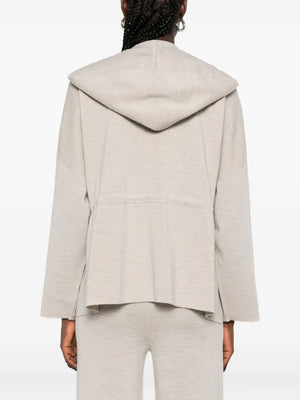 hooded wool jacket