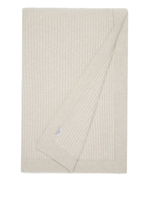 ribbed cashmere throw (150cm x 200cm)