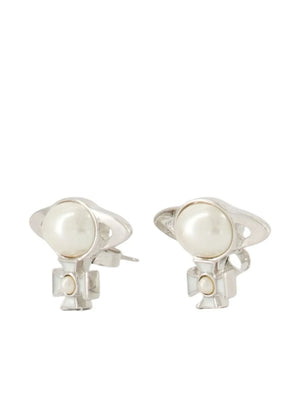 Gaby Orb pearl earrings