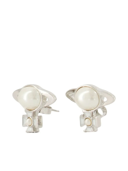 Gaby Orb pearl earrings