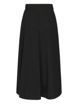 knotted-detail maxi skirt