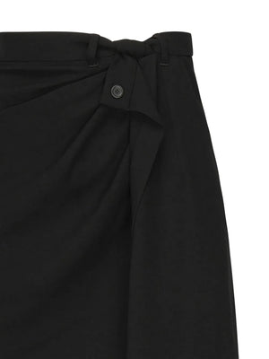 knotted-detail maxi skirt