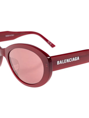 oval-frame tortoiseshell sunglasses