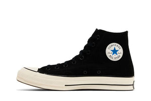 Chuck 70 Suede High Black Egret