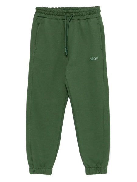 drawstring-cuffed side-pockets sweatpants