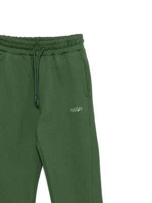 drawstring-cuffed side-pockets sweatpants