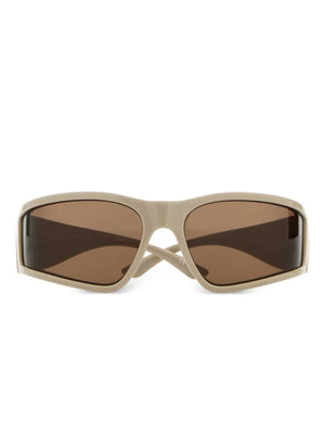 rectangle-frame branded sunglasses