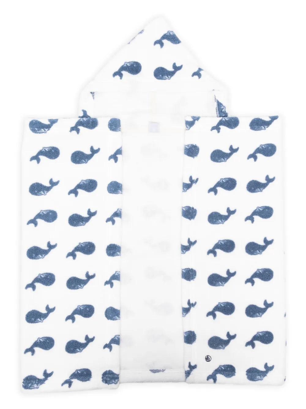 whale hooded towel
