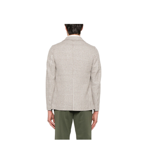 Cotton and linen blend jacket