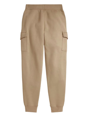 logo-embroidered cargo trousers