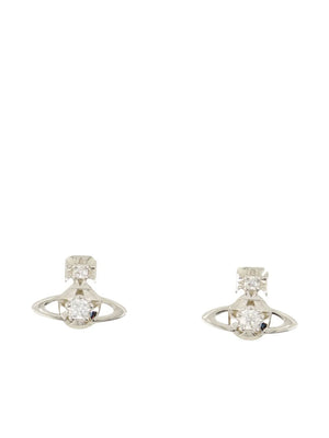 orb cubic zirconia earrings