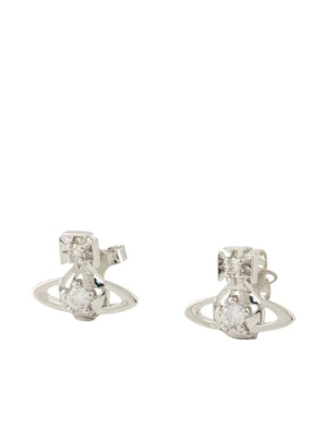 orb cubic zirconia earrings