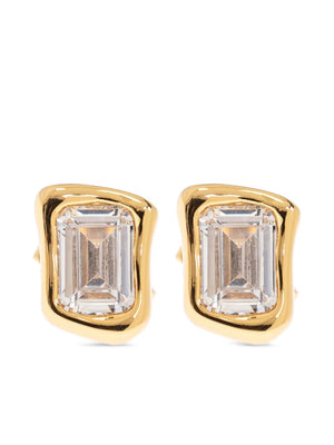 crystal-embellishment earrings
