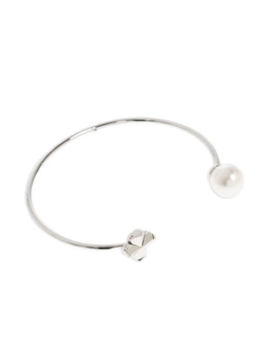 clover-motif cuff bracelet