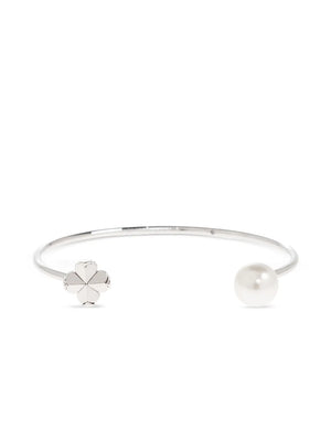 clover-motif cuff bracelet