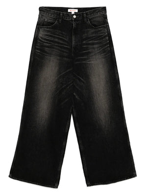 washed baggy jeans