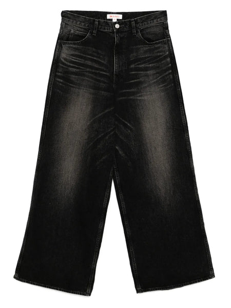 washed baggy jeans