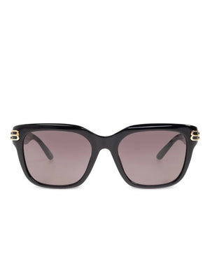 Casino triple-detail square sunglasses
