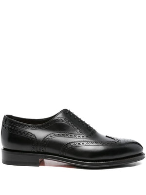 perforated leather Oxford shoes
