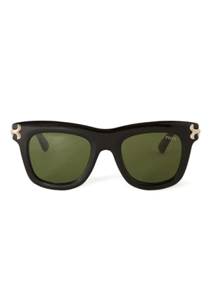 square logo-detail sunglasses