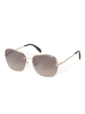 semi-rimless sunglasses