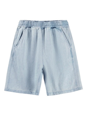 Avart elasticated-waist denim shorts