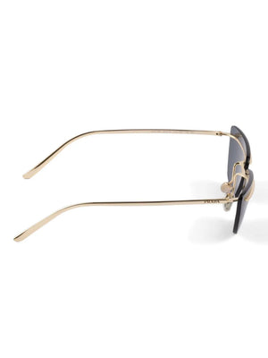 metal-frame sunglasses