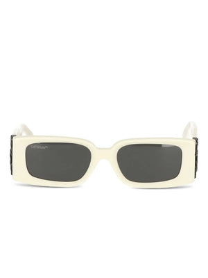 arrow-detail square-frame sunglasses