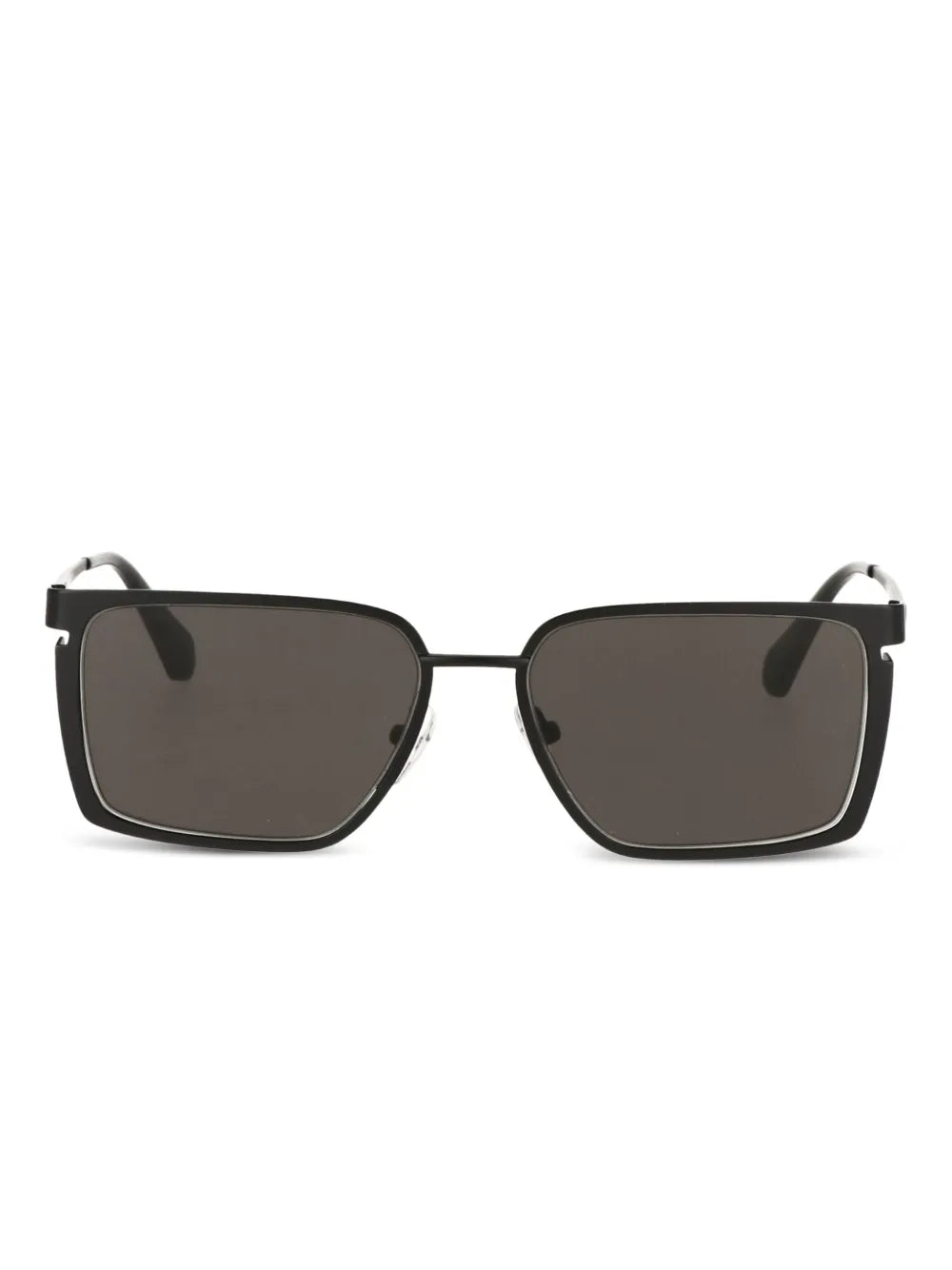 square-frame tinted-lens sunglasses