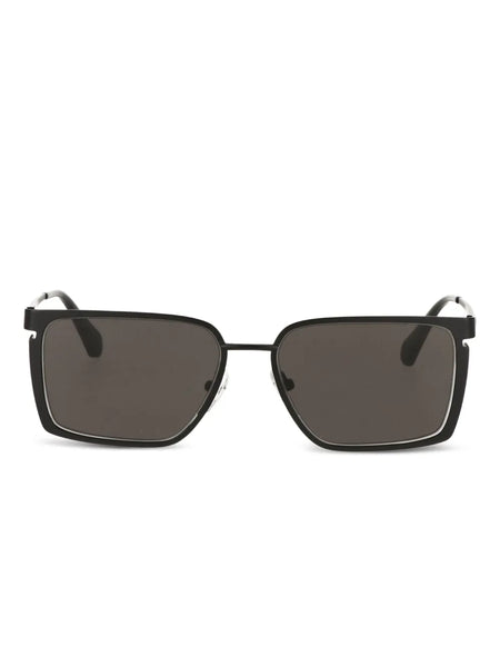 square-frame tinted-lens sunglasses
