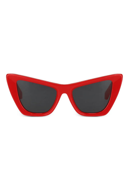 cat-eye logo-detail sunglasses