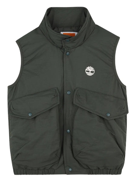 sleeveless puffer gilet