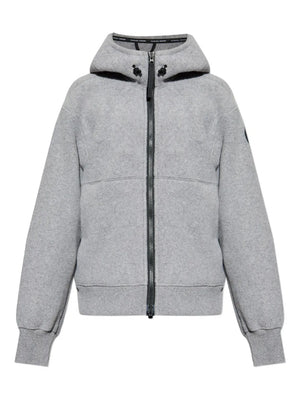 hooded wool jacket