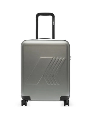 Eudoxie striped suitcase