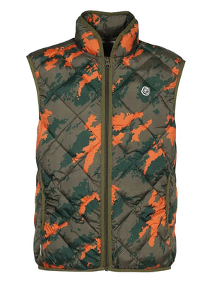 quilted camouflage vest