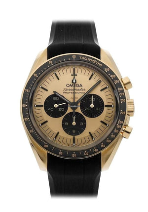 Omega Speedmaster Professional Moonwatch42mm Gold Case Yellow Pickachu Dial Rubber Strap 310.62.42.50.99.001 NEW - Warranty start: 2026