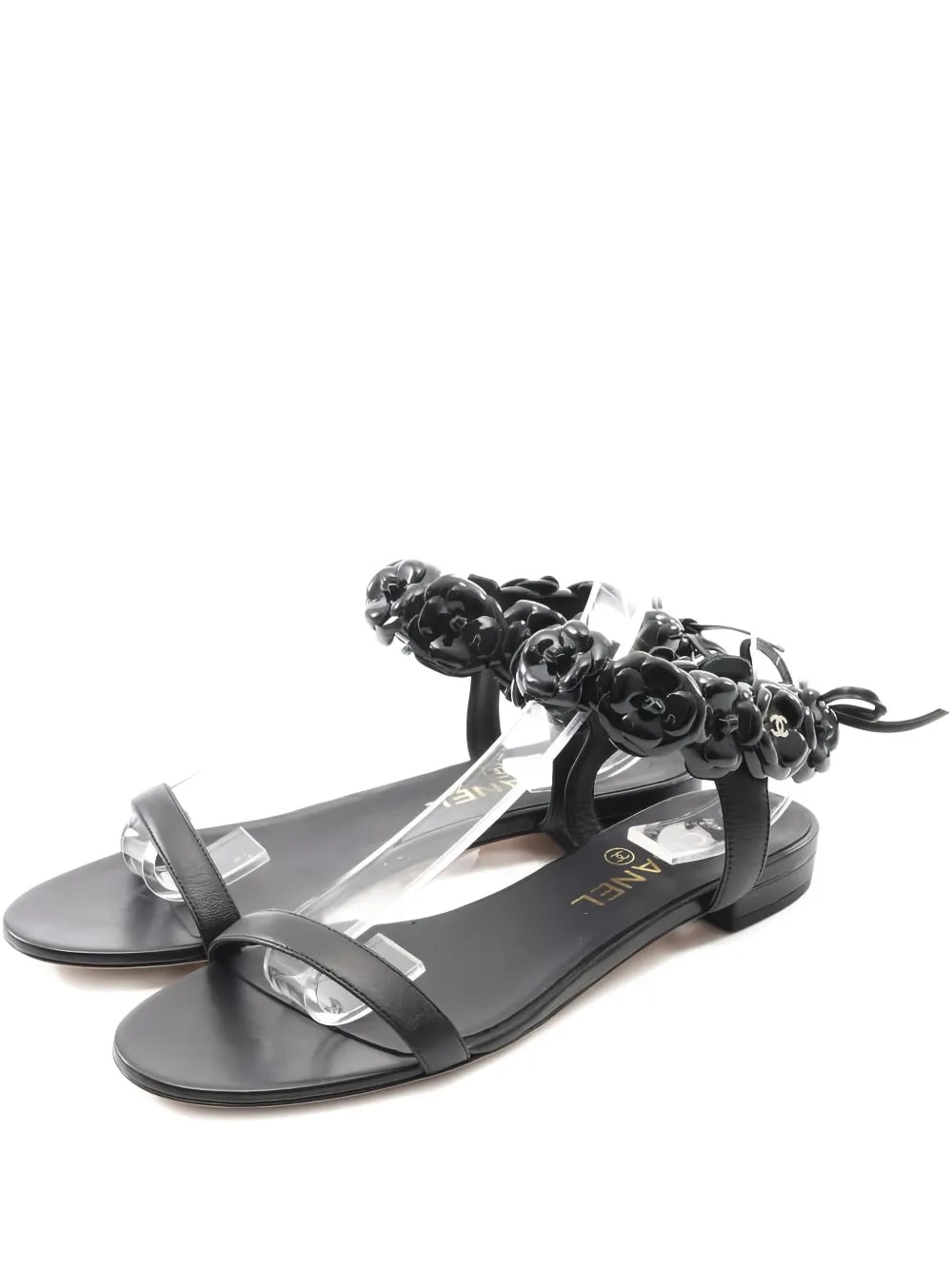 camillia-embellished flat sandals