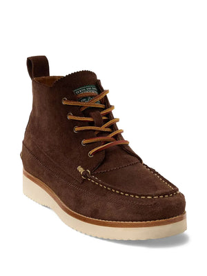 lace-up moccasin boots