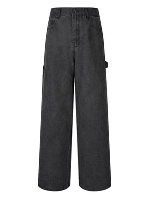 washed cotton jeans