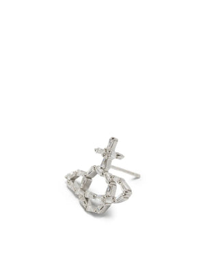 Orb-logo earrings
