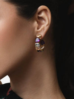 hoop earrings