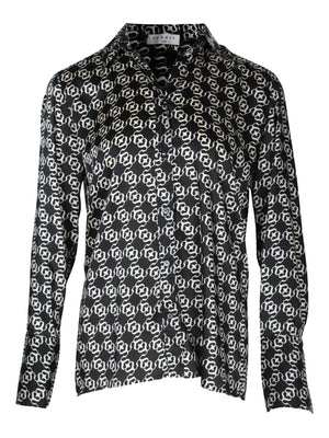chain-print shirt