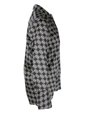 chain-print shirt