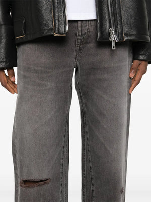 ripped-detail jeans