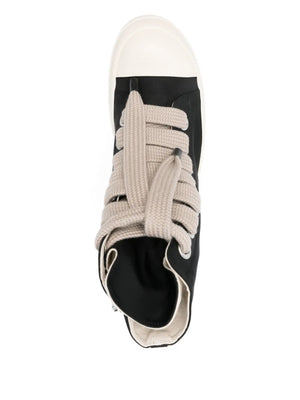 high-top lace-up fastening sneakers