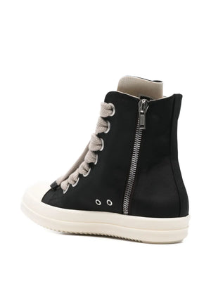 high-top lace-up fastening sneakers