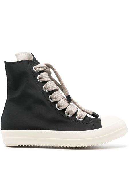 high-top lace-up fastening sneakers