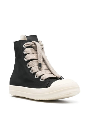 high-top lace-up fastening sneakers